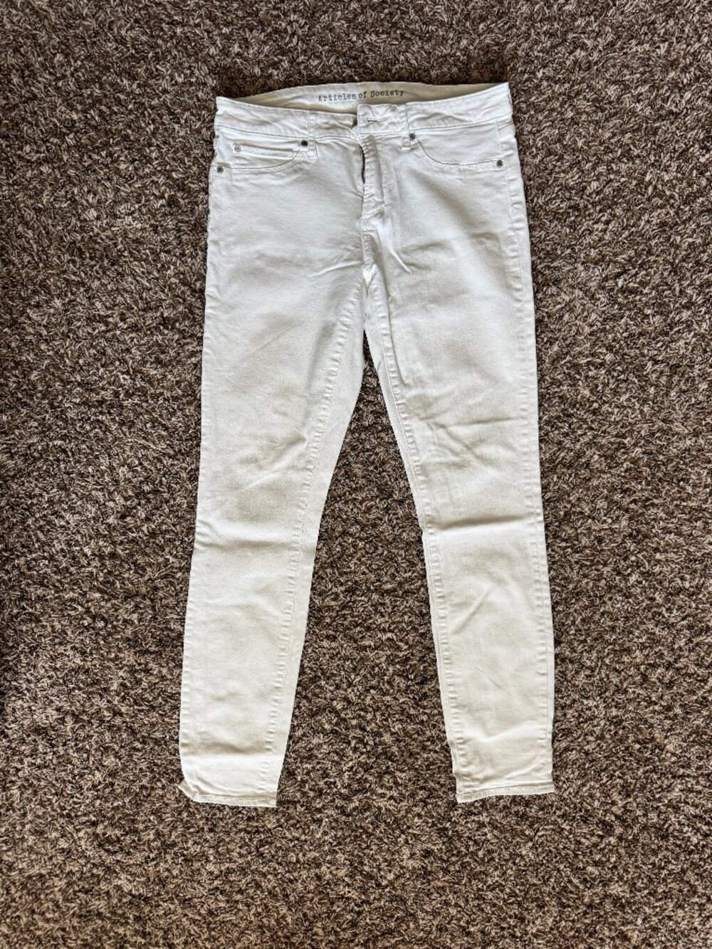Articles of Society White Skinny Jeans 29